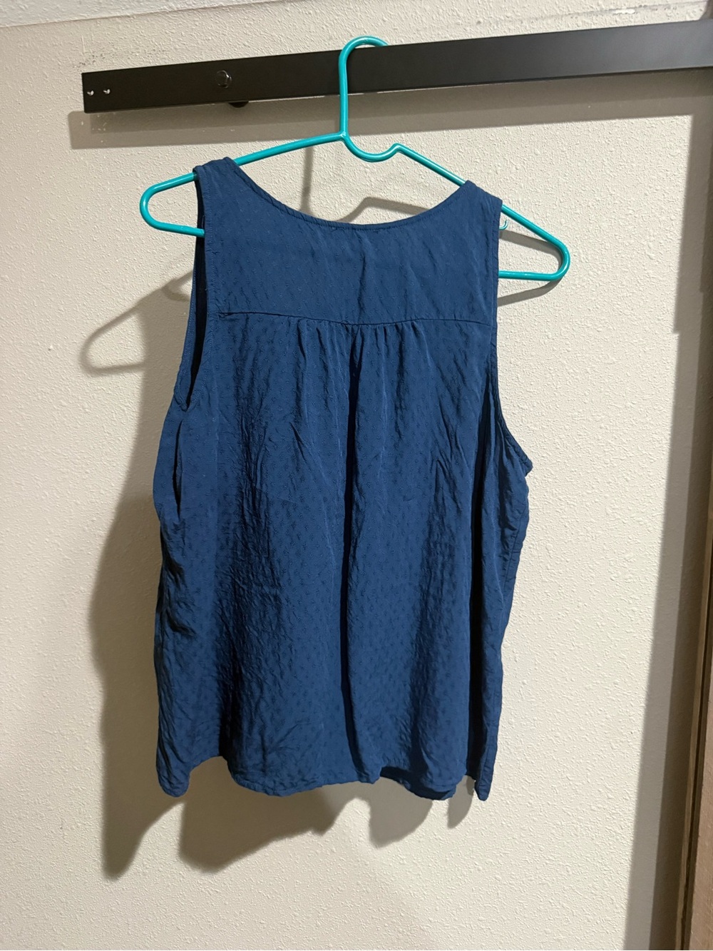 Maurices Navy Blue Tie-Front Sleeveless Camisole - Picture 4 of 4